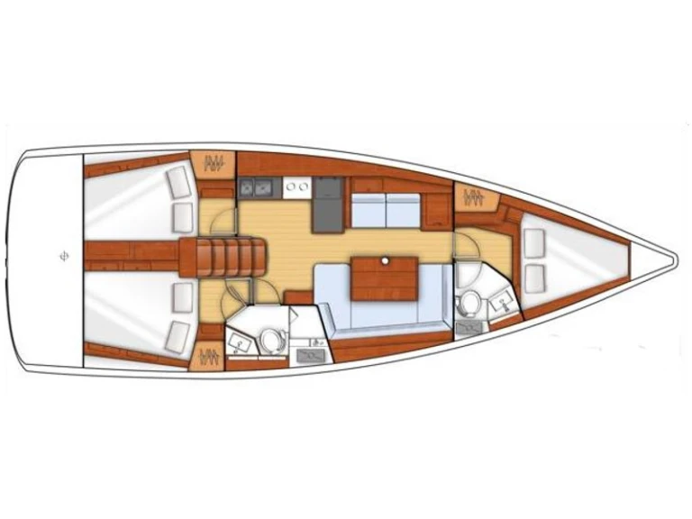Boot mieten Gouviá günstig Oceanis 41 /3cab