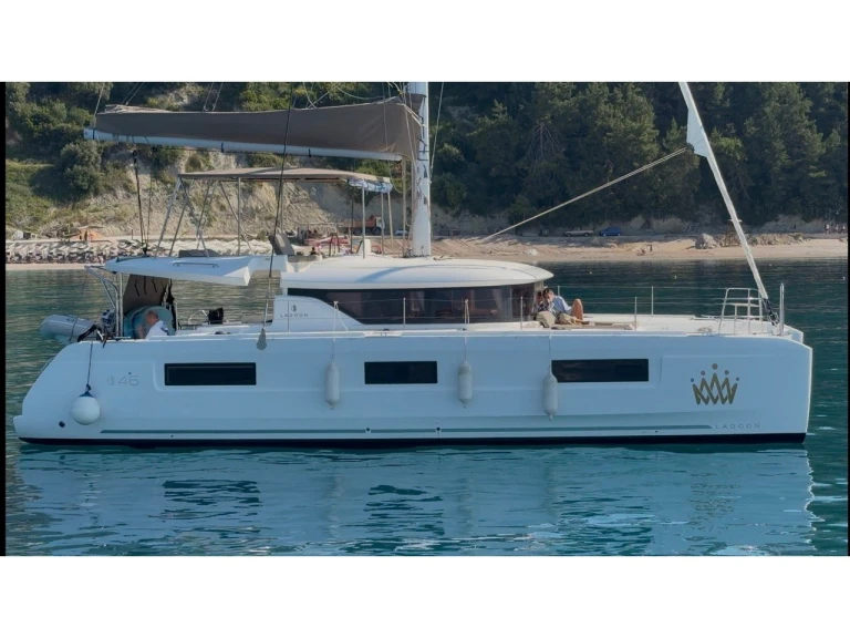 Bootsverleih Lagoon Lagoon 46 AC&GEN/ WM/ CAM/ WI-FI 2025 Benítses Samboat