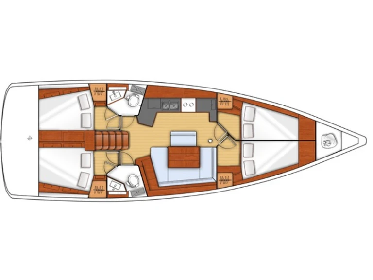 Segelboot mit oder ohne Skipper Bénéteau mieten in Gouviá