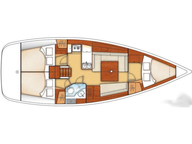 Segelboot mieten in Lefkáda - Bénéteau OCEANIS  37 (3CAB)