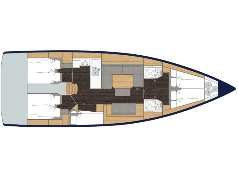 Vermietung Segelboot Bavaria mit Führerschein