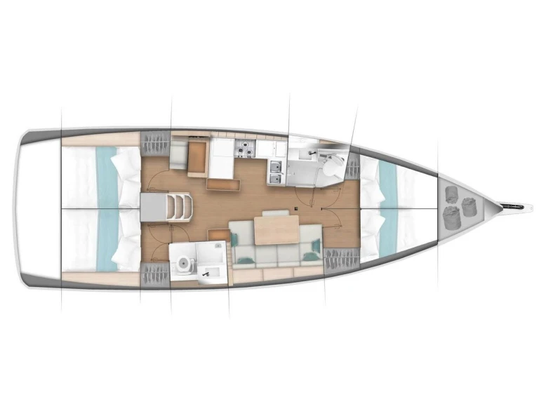 Vermietung Segelboot Jeanneau mit Führerschein