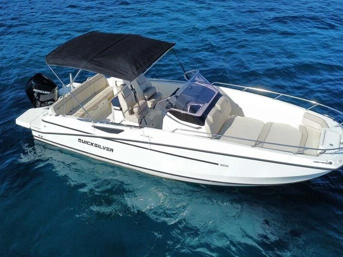 Vermietung Motorboot Quicksilver mit Führerschein