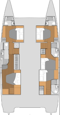 Katamaran mieten in Saint-Raphaël - Fountaine Pajot Aura 51