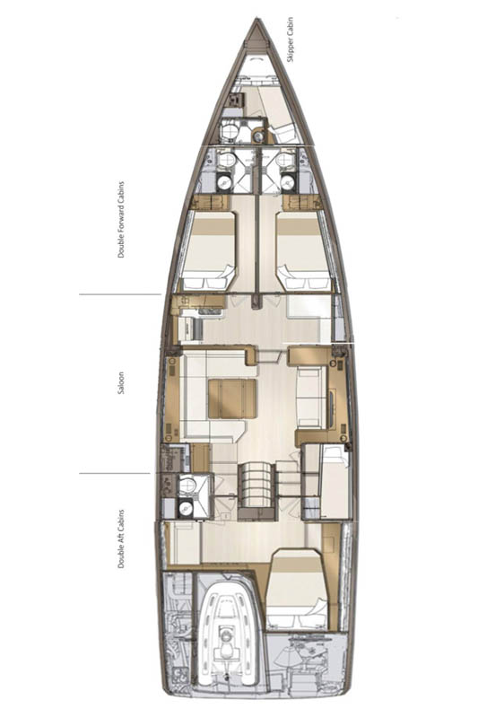 YachtCharter in Álimos - Jeanneau Jeanneau 60 auf SamBoat