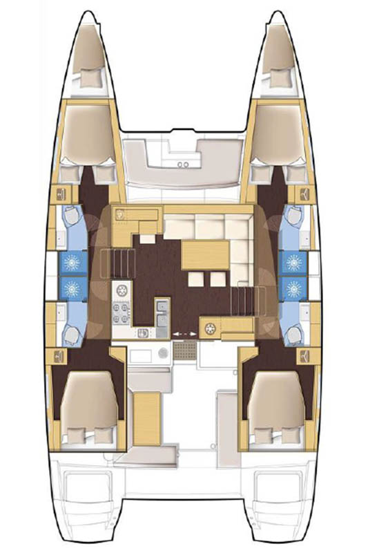 Bootsverleih Lagoon Lagoon 450 F Álimos Samboat