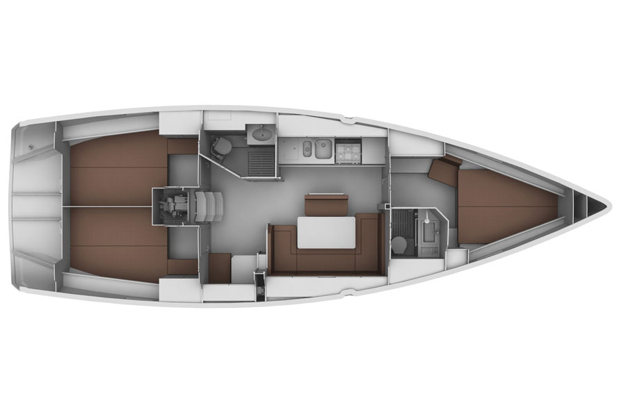 Vermietung Segelboot Bavaria mit Führerschein