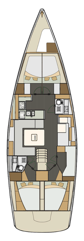 Elan Impression 50 mieten Punat