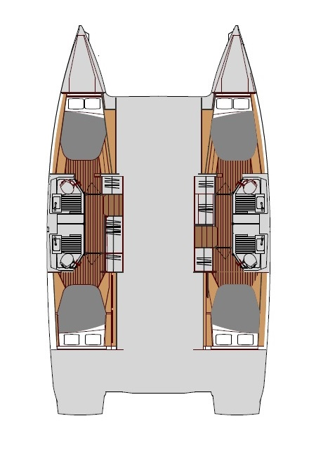 Ein Fountaine Pajot Astrea 42 mieten in Zadar