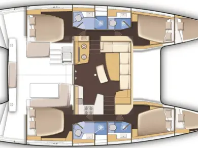 YachtCharter in Lefkáda - Lagoon Lagoon 42 auf SamBoat