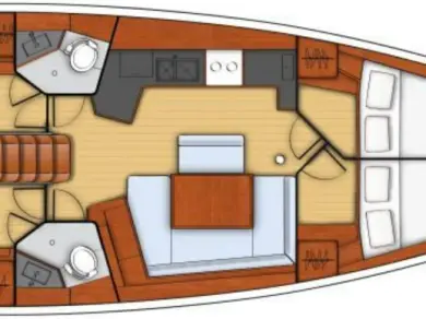Bootsverleih Bénéteau Oceanis 45 Pálairos Samboat