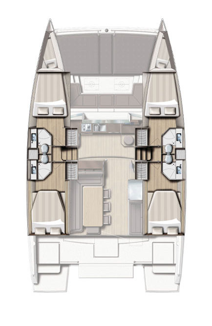 YachtCharter in Trogir - Bali Bali 4.3 auf SamBoat