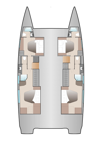 Katamaran mieten in Seget Donji - Fountaine Pajot Aura 51