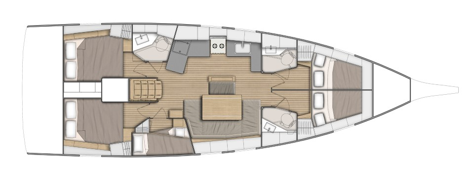 YachtCharter in Split - Bénéteau Oceanis 46.1 auf SamBoat