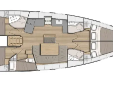 YachtCharter in Split - Bénéteau Oceanis 46.1 auf SamBoat