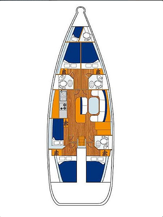 Segelboot mieten in Néa Péramos - Bénéteau Cyclades 50.5