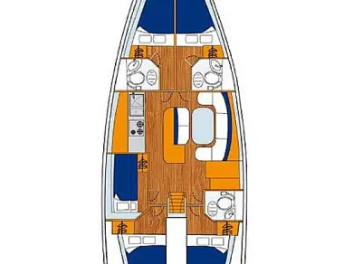 Segelboot mieten in Néa Péramos - Bénéteau Cyclades 50.5