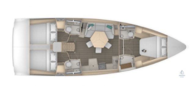 Vermietung Segelboot Dufour mit Führerschein