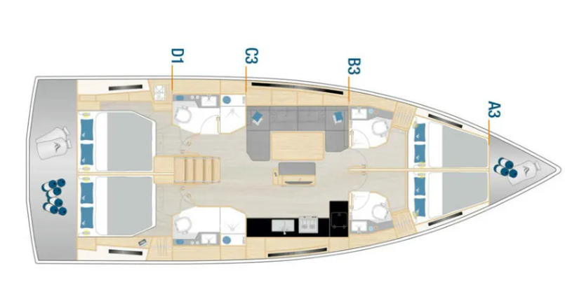 Segelboot mieten in Lavrion - Hanse Hanse 460