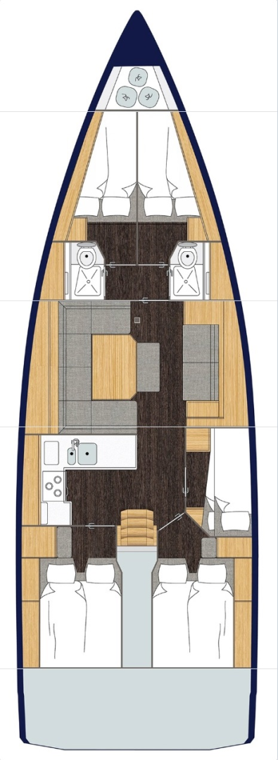 Vermietung Segelboot Bavaria mit Führerschein