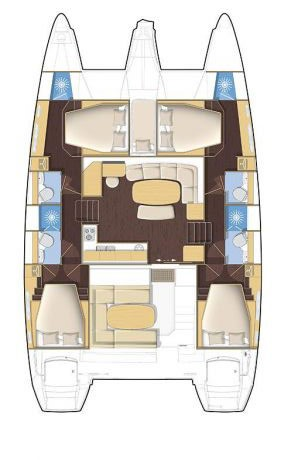 Boot mieten Álimos günstig Lagoon 420