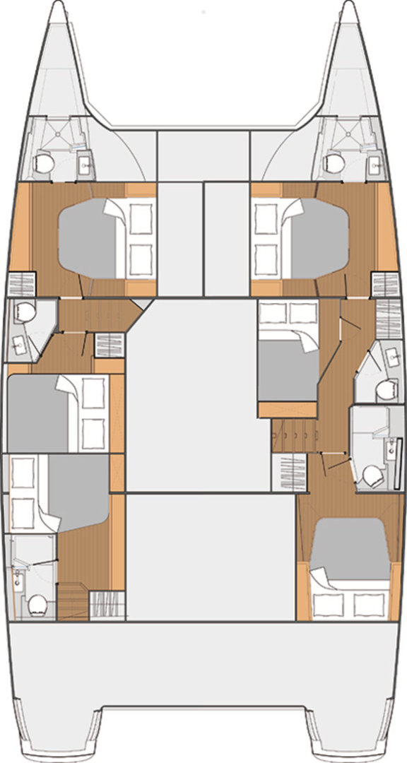 Bootsverleih Fountaine Pajot Saba 50 Trogir Samboat