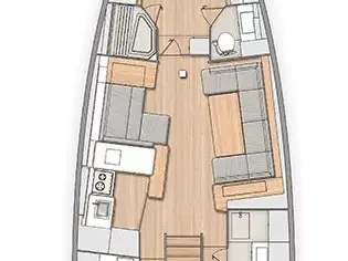 Bénéteau Oceanis 54 mieten Seget Donji