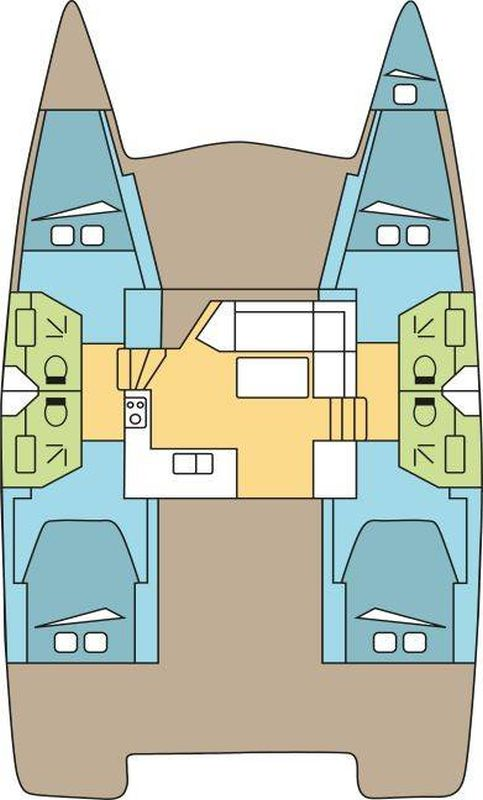 Katamaran mit oder ohne Skipper Fountaine Pajot mieten in Parham Town