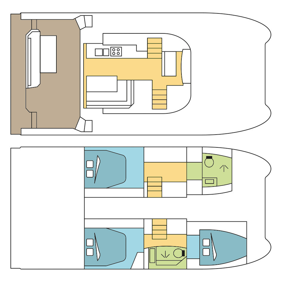 Motorboot mieten in Airlie Beach - Fountaine Pajot Fountaine Pajot MY 37