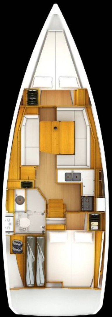 Vermietung Segelboot Jeanneau mit Führerschein