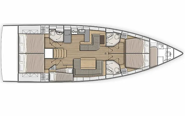 Vermietung Segelboot Bénéteau mit Führerschein