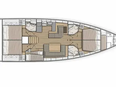 Vermietung Segelboot Bénéteau mit Führerschein