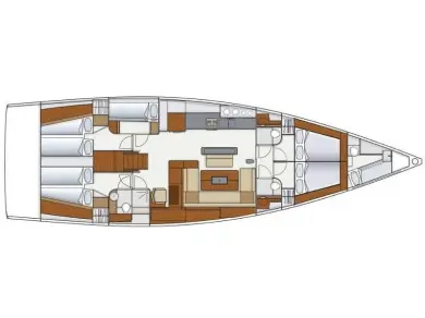 Segelboot mieten in Primošten - Hanse Hanse 575