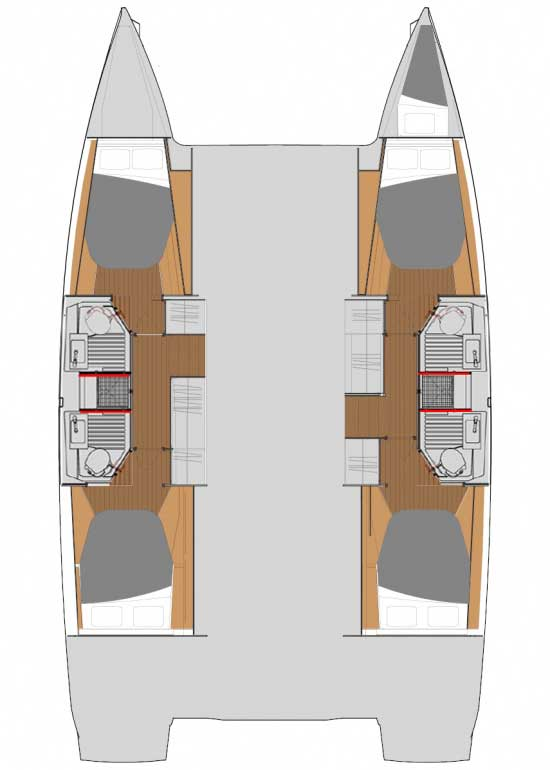 Katamaran mieten in Pomer - Fountaine Pajot Astrea 42