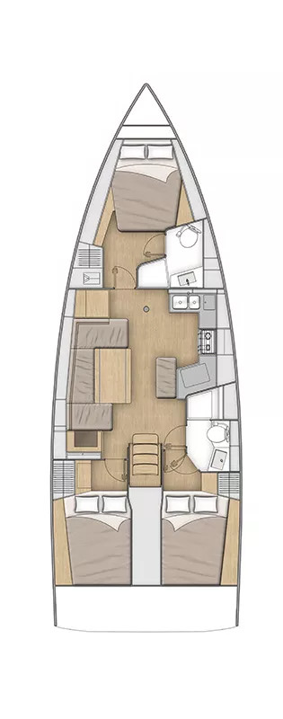 Ein Bénéteau Oceanis 40.1 mieten in Pomer
