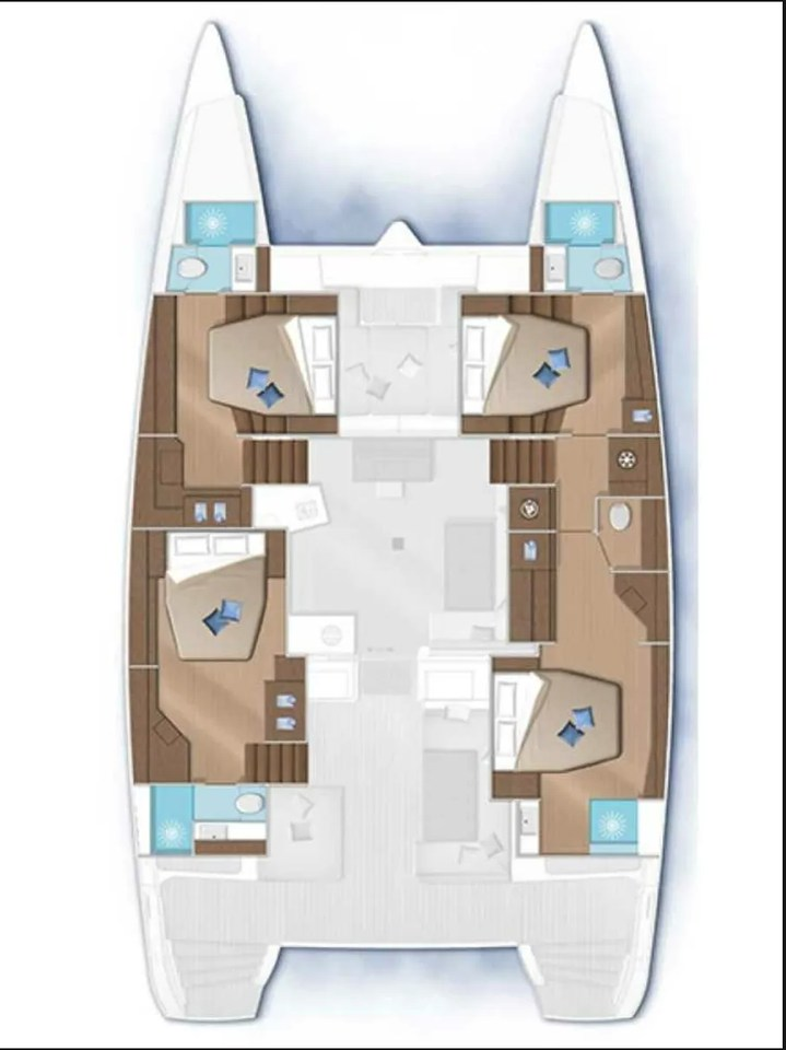 Vermietung Katamaran Lagoon mit Führerschein