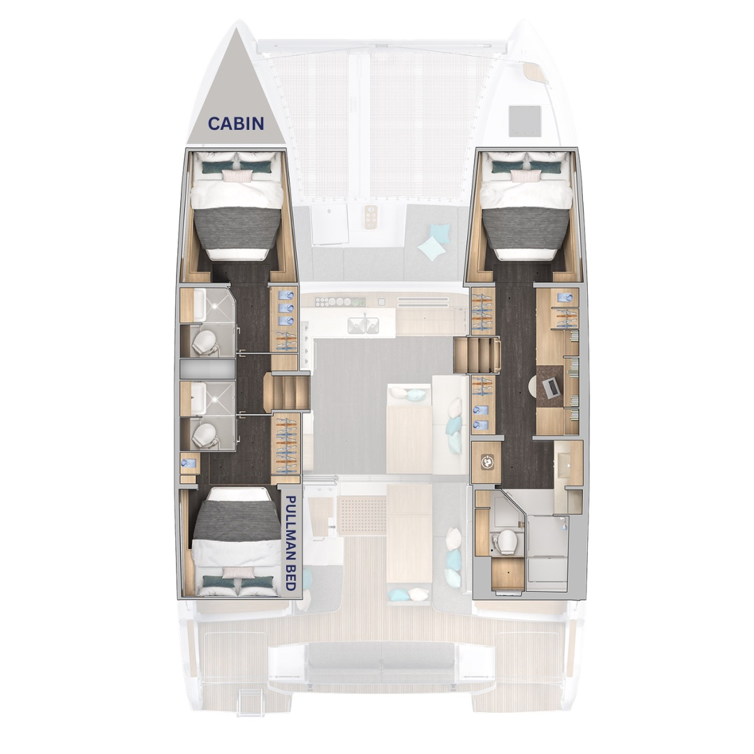 YachtCharter in Road Town - Lagoon Lagoon 43 - 3 + 1 cab. OW auf SamBoat
