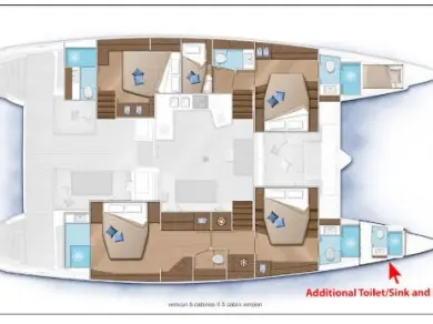 YachtCharter in Parham Town - Lagoon Lagoon 52 auf SamBoat