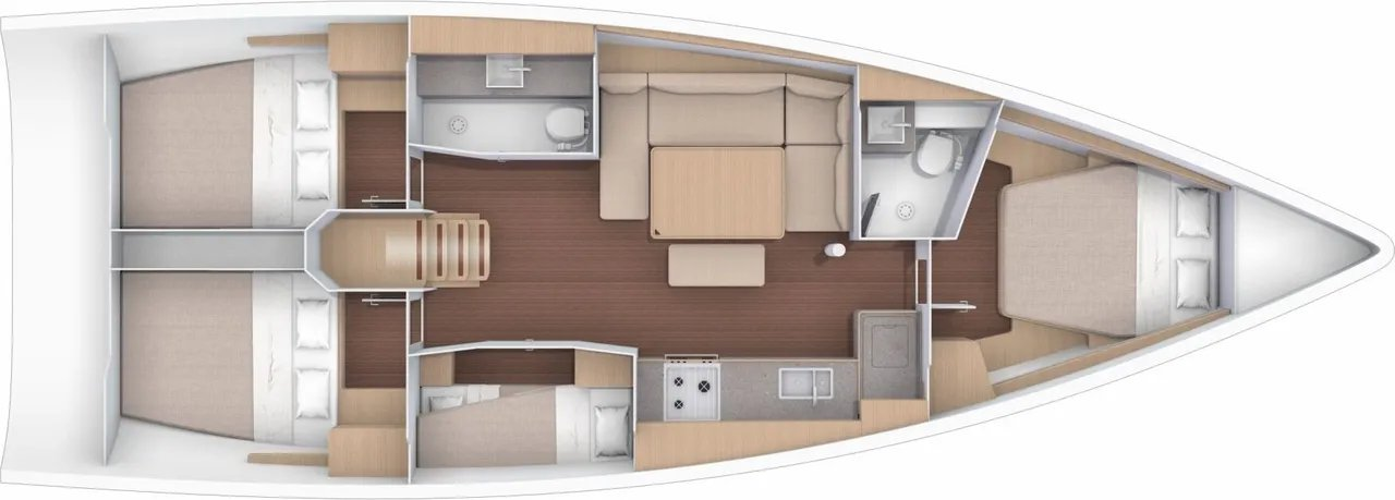 Dufour Dufour 430 Grand Large mieten Procida