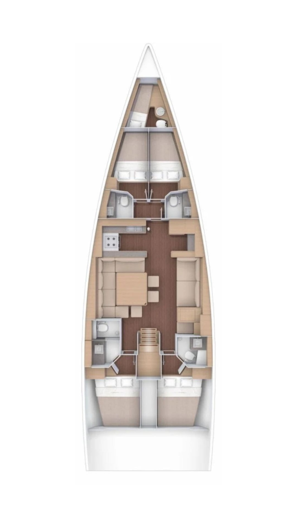 Vermietung Segelboot Dufour mit Führerschein