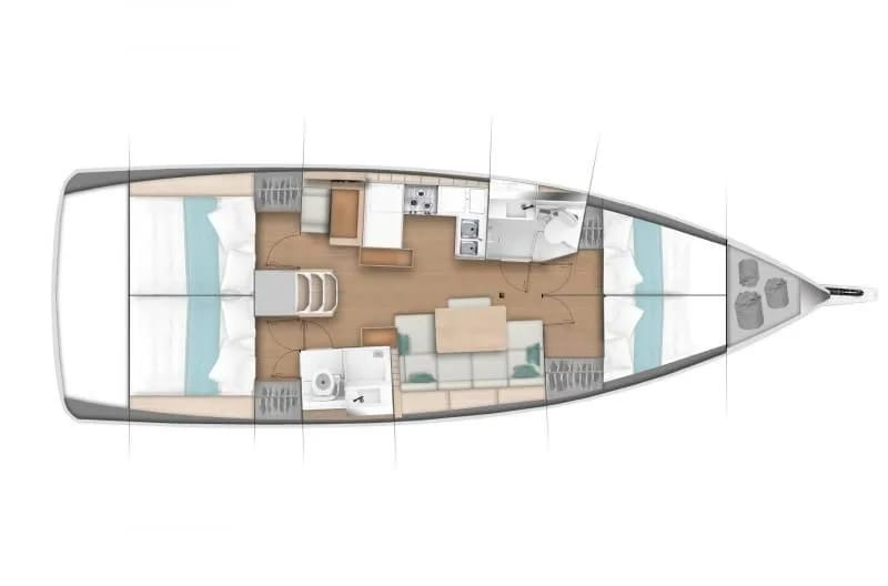 Ein Jeanneau Sun Odyssey 440 mieten in Bodrum