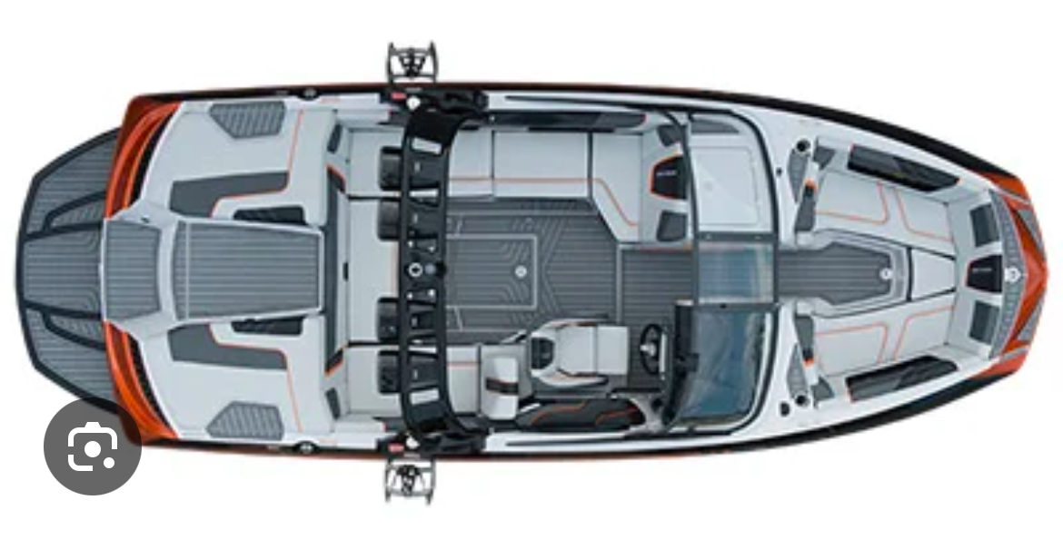 Vermietung Motorboot Nautique Correct Craft mit Führerschein