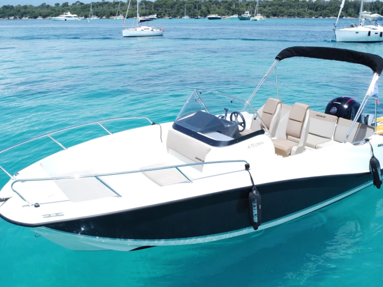 Motorboot mieten in Mandelieu-la-Napoule - Quicksilver Activ 675 Open