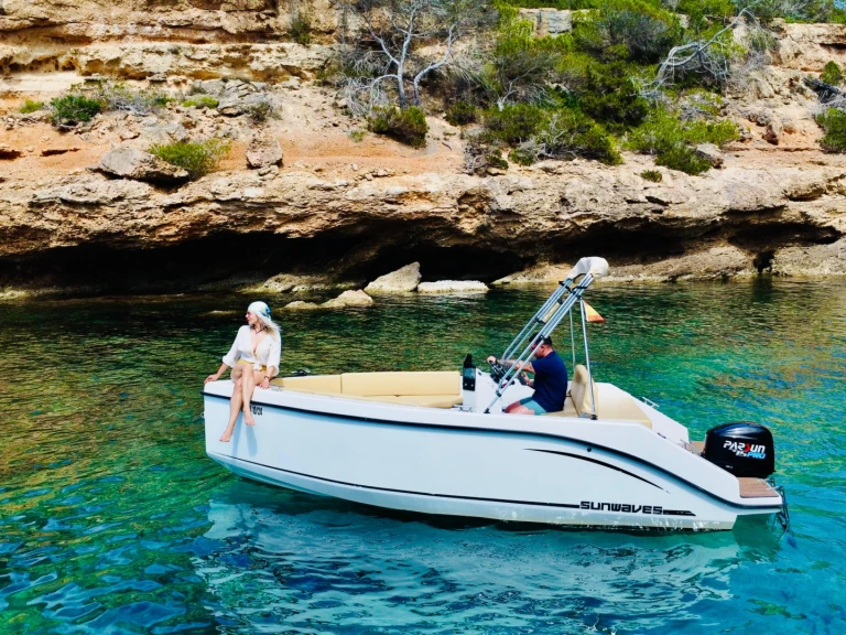 Silver Yacht 555 premium boat mieten Sant Antoni de Portmany