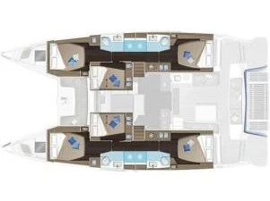 YachtCharter in Le Marin - Lagoon Lagoon 51 auf SamBoat