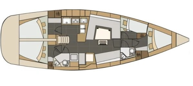 Vermietung Segelboot Elan 45 Impression mit Führerschein