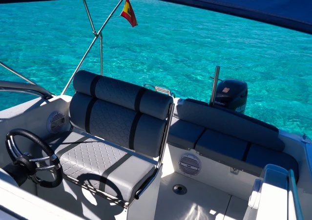Vermietung Motorboot Seabird mit Führerschein