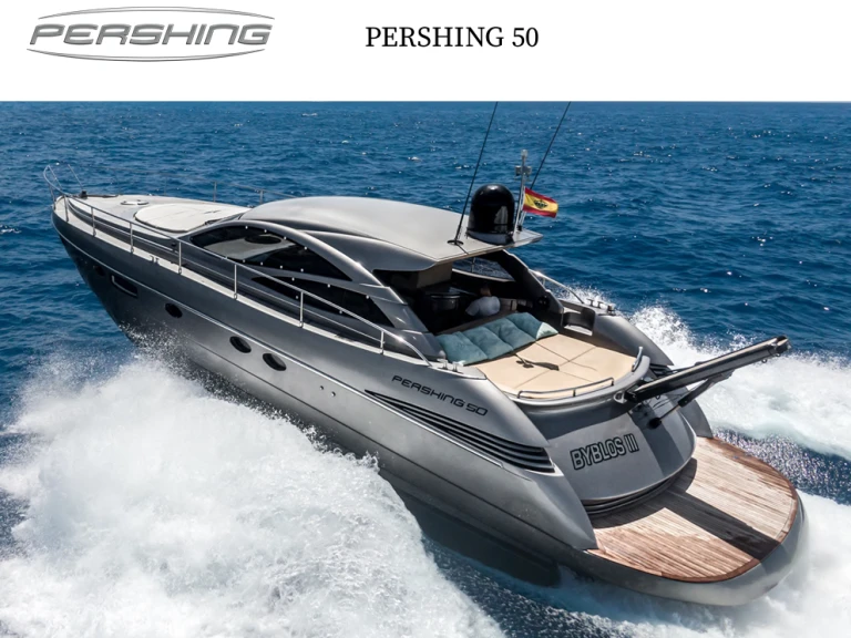 Vermietung Motorboot Pershing mit Führerschein