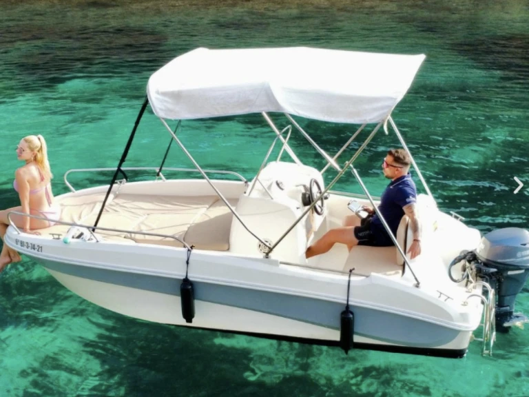 Ein Quicksilver Activ 455 Open mieten in Sant Antoni de Portmany