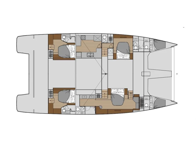 Yacht mieten in Álimos - Fountaine Pajot Fountaine Pajot Power Alegria 67 (4 cab)